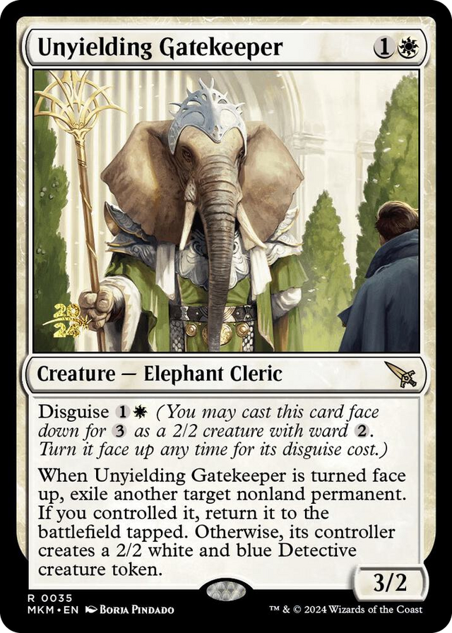 0035 Unyielding Gatekeeper R Prerelease Cards