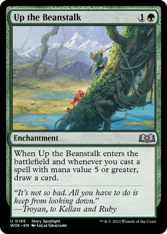 0195 Up the Beanstalk U Wilds of Eldraine