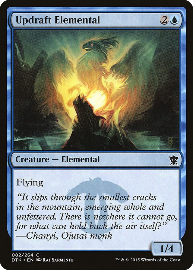 0082 Updraft Elemental C Dragons of Tarkir