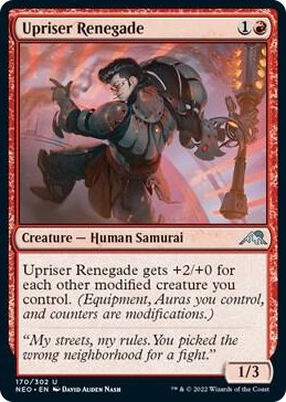 0170 Upriser Renegade U Kamigawa: Neon Dynasty