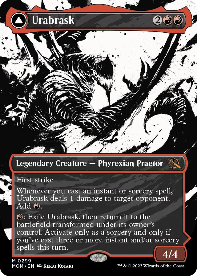 Urabrask (Showcase) #299 M - March of the Machine Pokemon card