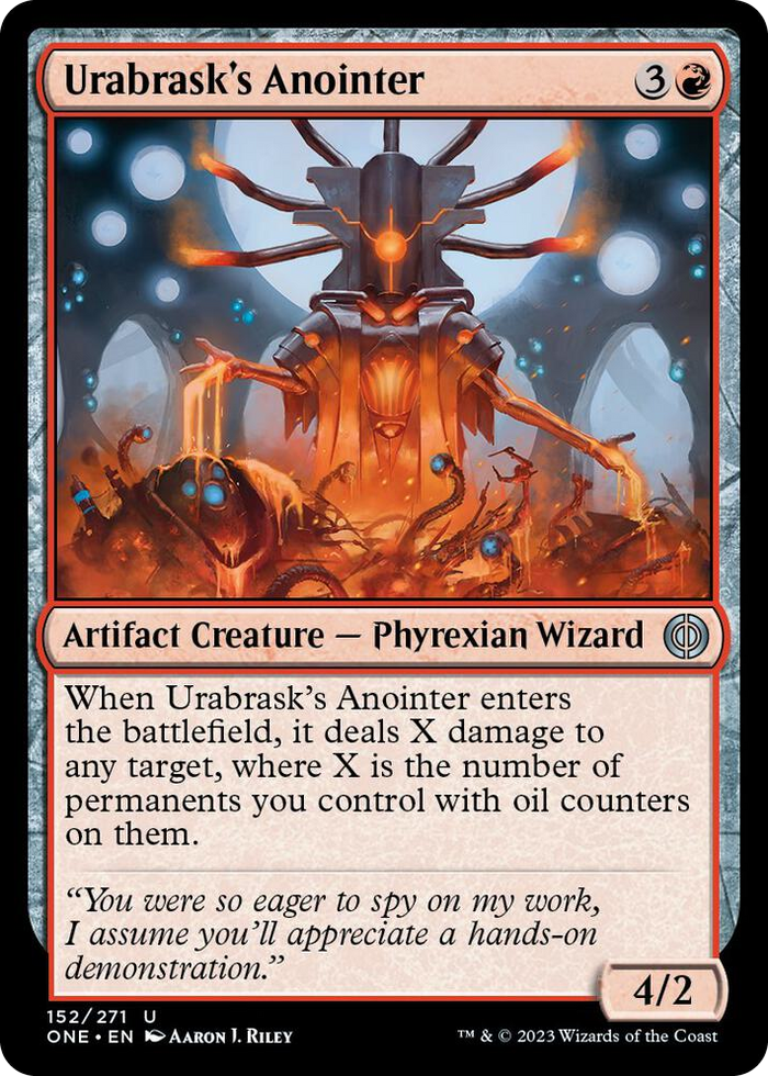 Urabrask's Anointer #152 U - Phyrexia: All Will Be One Pokemon card