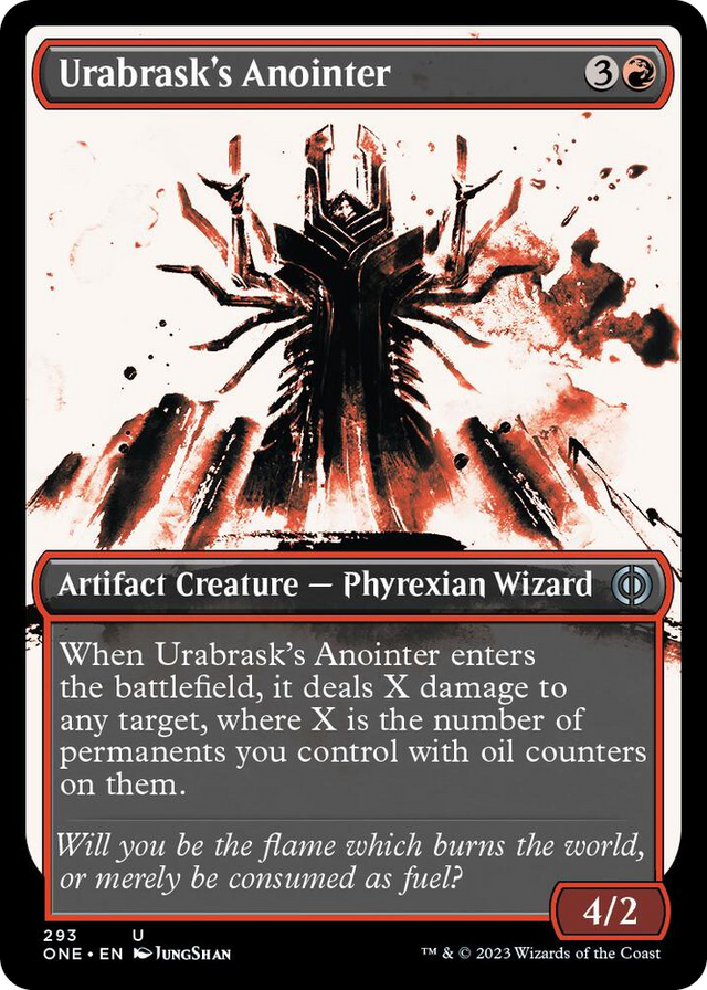 0293 Urabrask's Anointer (Showcase) U Phyrexia: All Will Be One