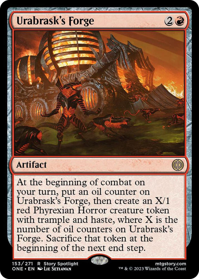 0153 Urabrask's Forge R Phyrexia: All Will Be One