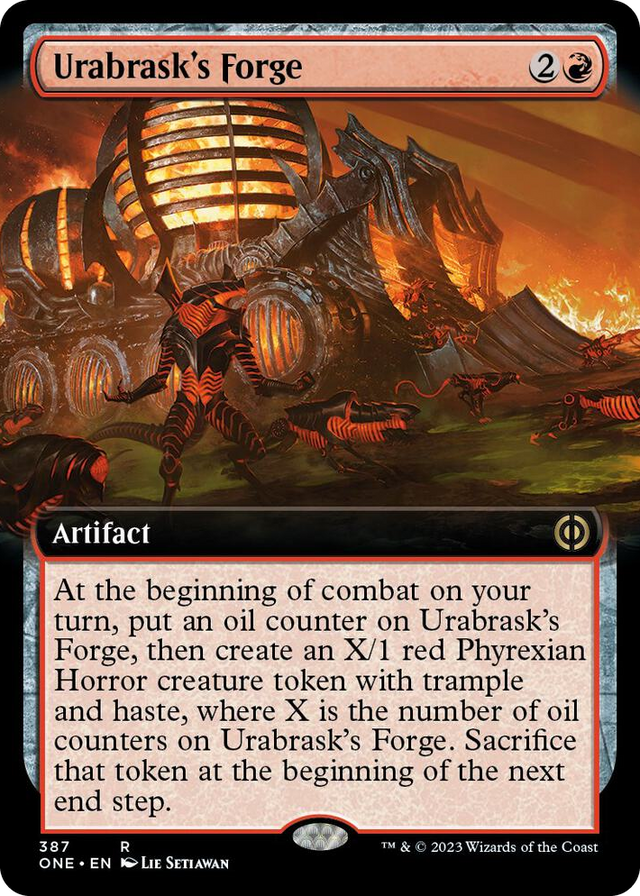 0387 Urabrask's Forge (Extended Art) R Phyrexia: All Will Be One