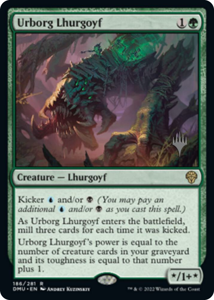 0186 Urborg Lhurgoyf R Promo Pack: Dominaria United