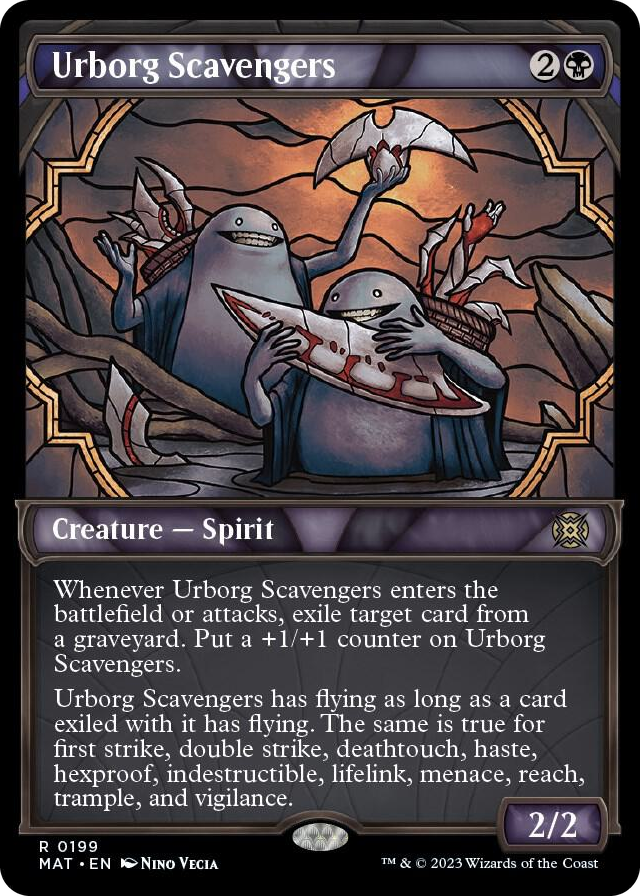 0199 Urborg Scavengers (Halo Foil) R March of the Machine: The Aftermath
