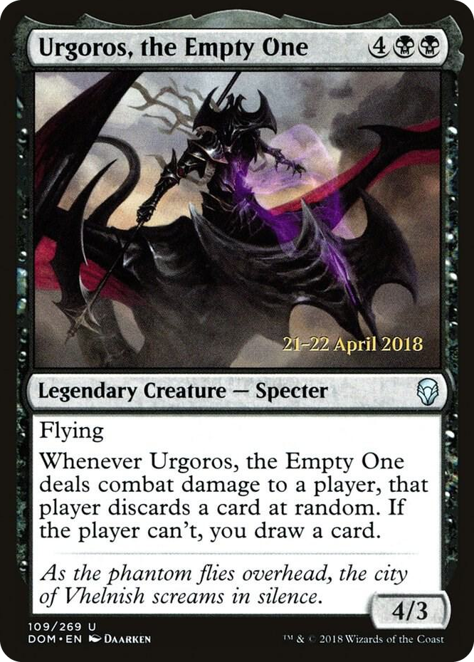 0109 Urgoros, the Empty One U Prerelease Cards
