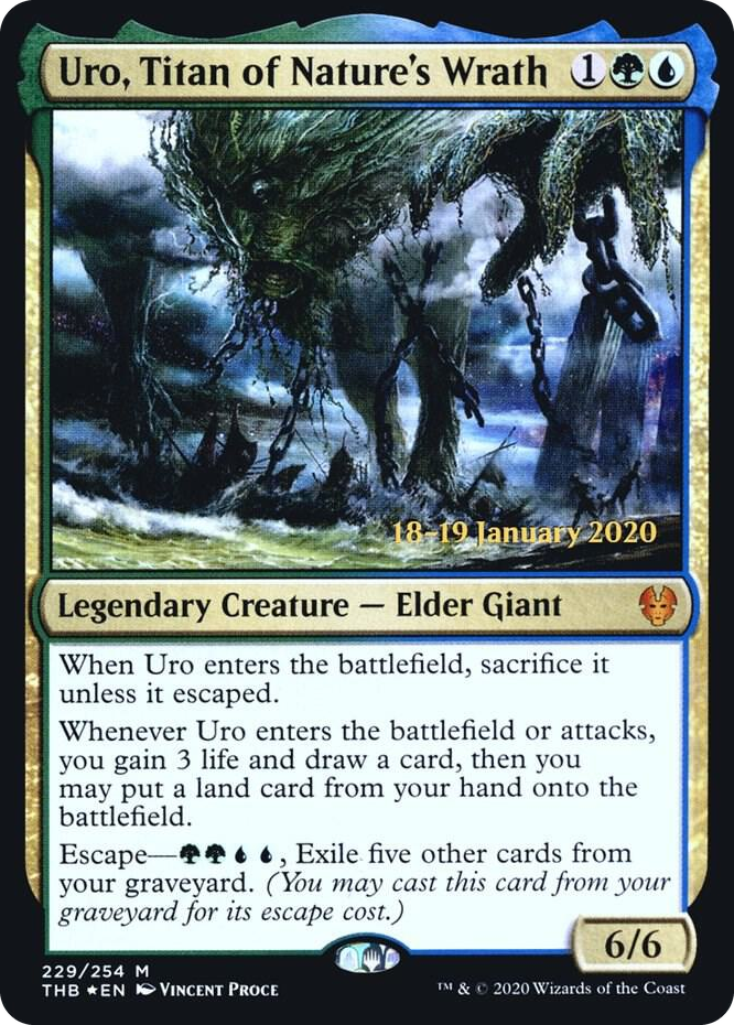 0229 Uro, Titan of Nature's Wrath M Prerelease Cards