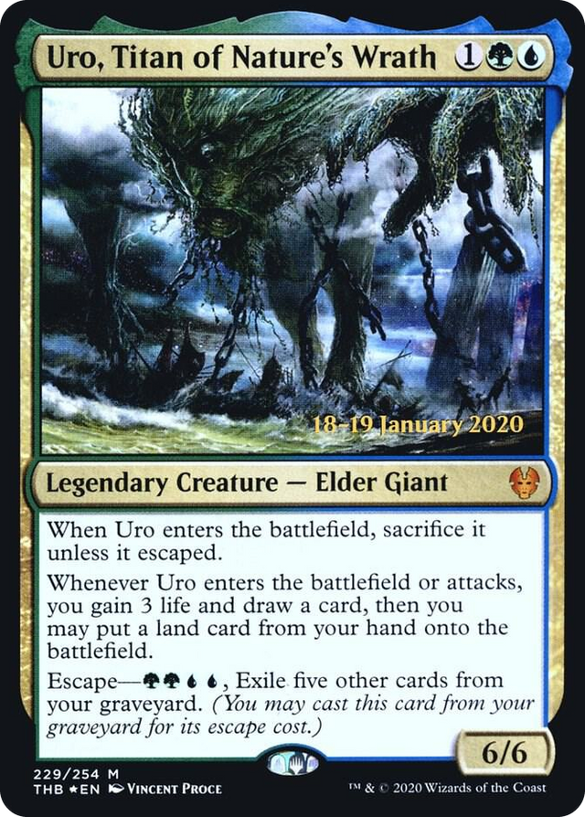 0229 Uro, Titan of Nature's Wrath M Prerelease Cards