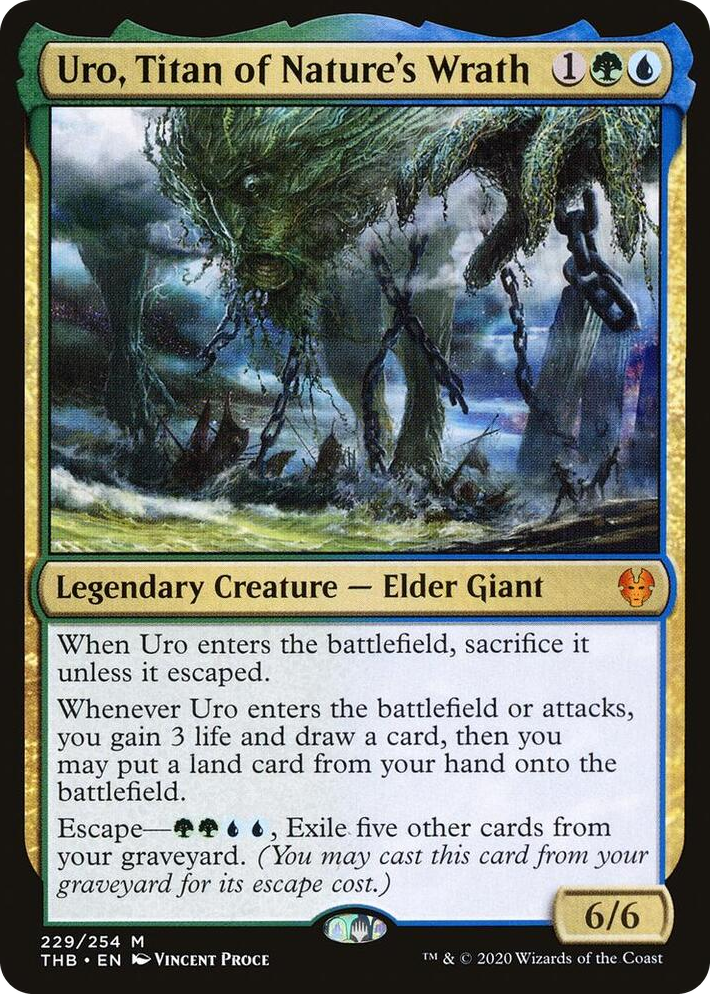 0229 Uro, Titan of Nature's Wrath M Theros Beyond Death