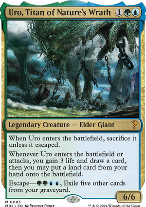 0093 Uro, Titan of Nature's Wrath (White Border) M Mystery Booster 2