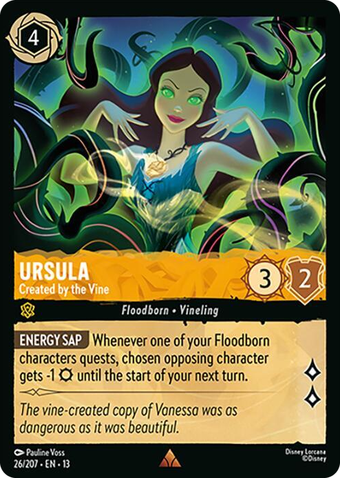 0026 Ursula - Created by the Vine Rare Attack of the Vine!