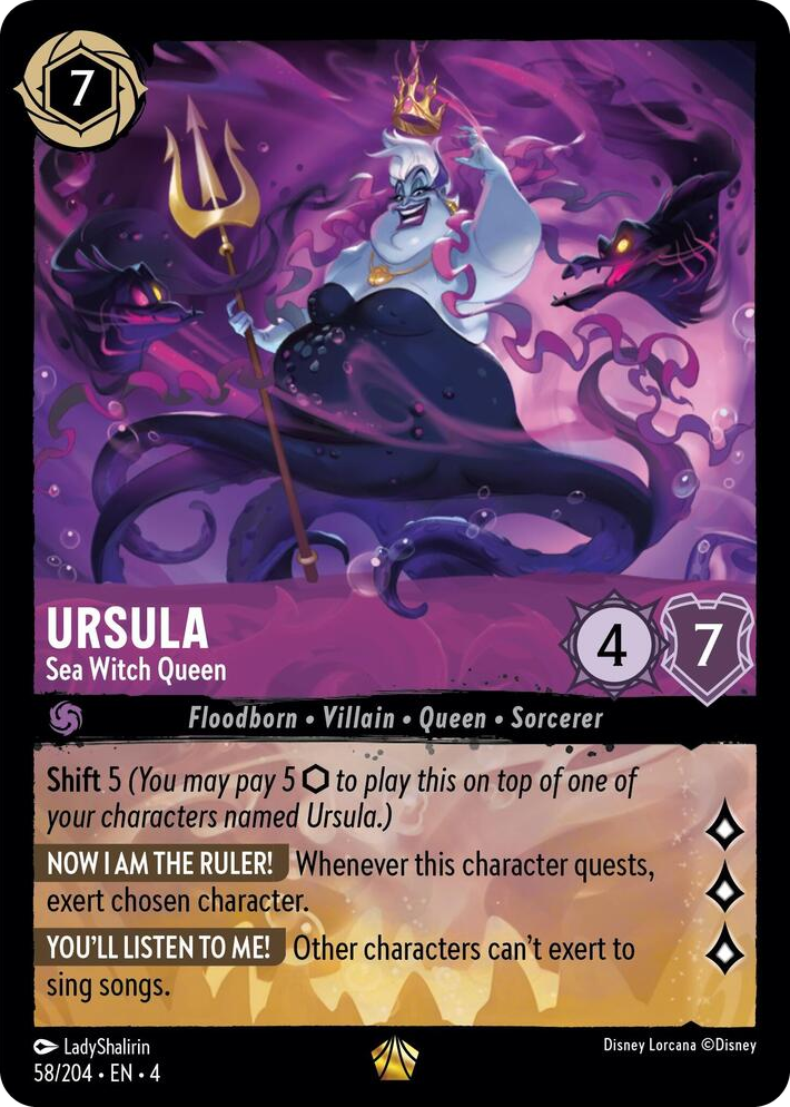 0058 Ursula - Sea Witch Queen Legendary Ursula's Return