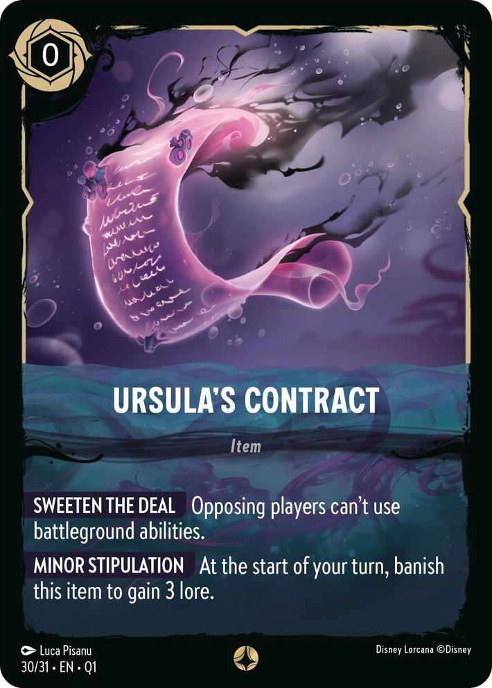 0030 Ursula's Contract None Illumineer's Quest: Deep Trouble