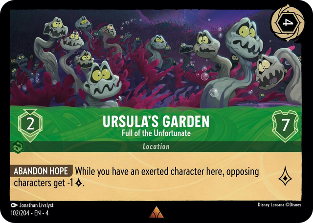 0102 Ursula's Garden - Full of the Unfortunate Rare Ursula's Return