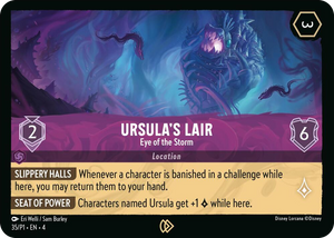 0035 Ursula's Lair - Eye of the Storm Promo Disney Lorcana Promo Cards