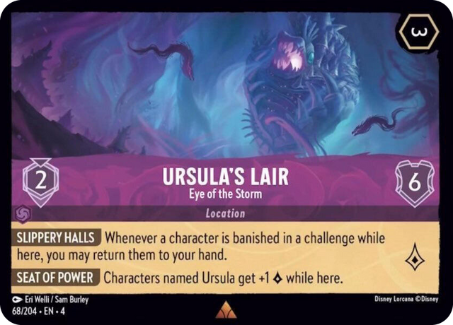 0068 Ursula's Lair - Eye of the Storm Rare Ursula's Return