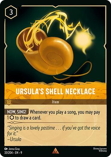 0033 Ursula's Shell Necklace Rare Fabled