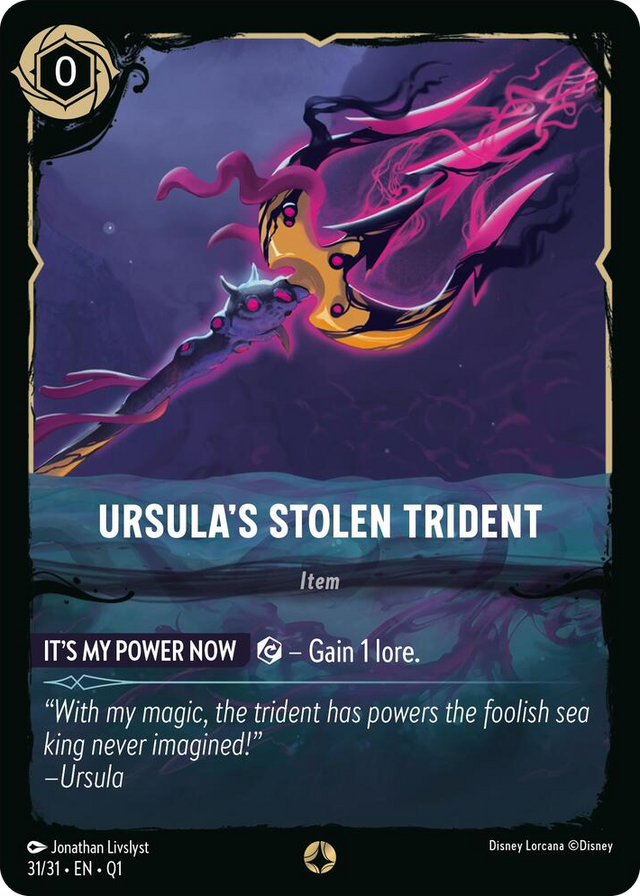 0031 Ursula's Stolen Trident None Illumineer's Quest: Deep Trouble