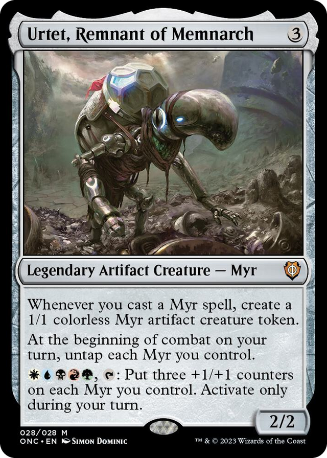 0028 Urtet, Remnant of Memnarch M Commander: Phyrexia: All Will Be One