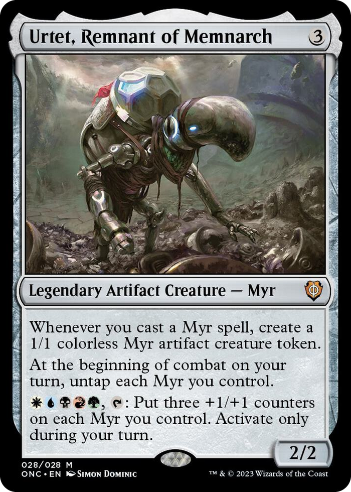 Urtet, Remnant of Memnarch #28 M - Commander: Phyrexia: All Will Be One Pokemon card