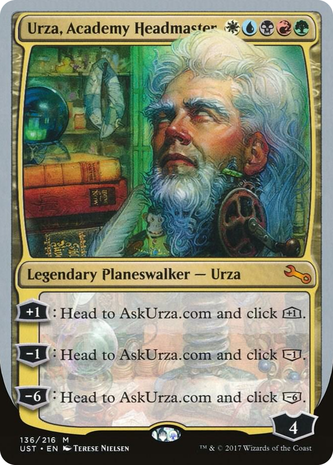 0136 Urza, Academy Headmaster M Unstable