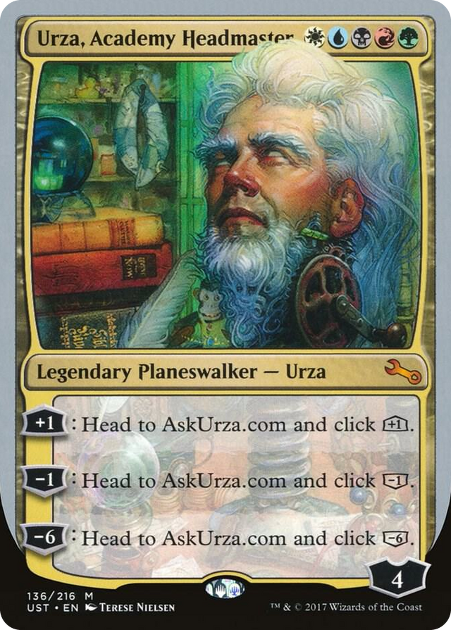 0136 Urza, Academy Headmaster M Unstable