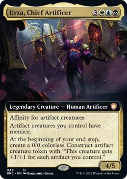 0049 Urza, Chief Artificer (Extended Art) M Commander: The Brothers' War