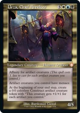 0002 Urza, Chief Artificer (Retro Frame) M Commander: The Brothers' War