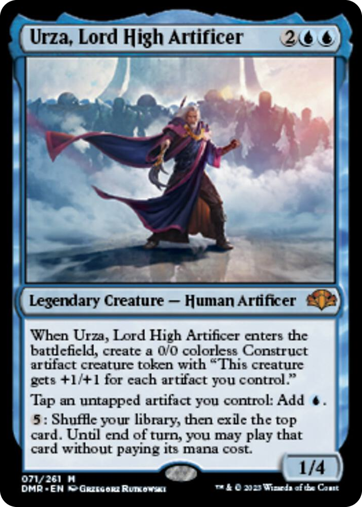 0071 Urza, Lord High Artificer M Dominaria Remastered