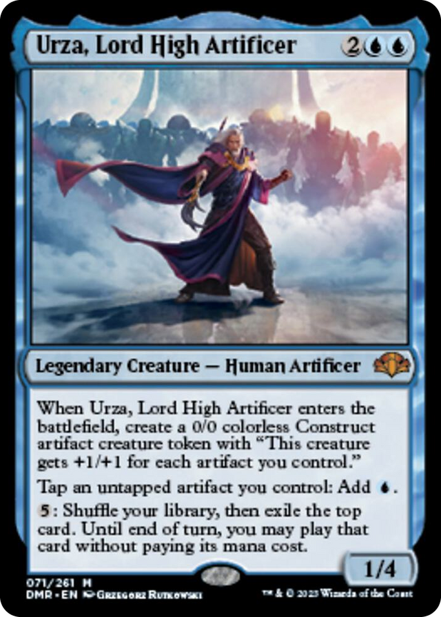 0071 Urza, Lord High Artificer M Dominaria Remastered
