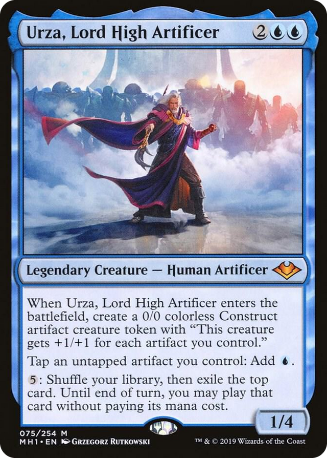 0075 Urza, Lord High Artificer M Modern Horizons