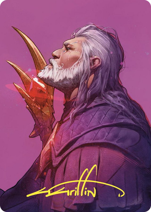 0053 Urza, Lord High Artificer Art Card (Gold-Stamped Signature) S Art Series: Commander Masters