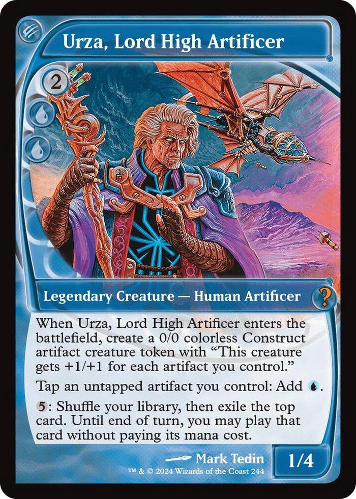Urza, Lord High Artificer (Future Sight) #244 M - Mystery Booster 2 Pokemon card