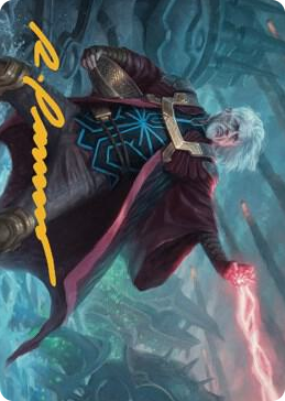 0041 Urza, Lord Protector Art Card (Gold-Stamped Signature) S Art Series: The Brothers' War