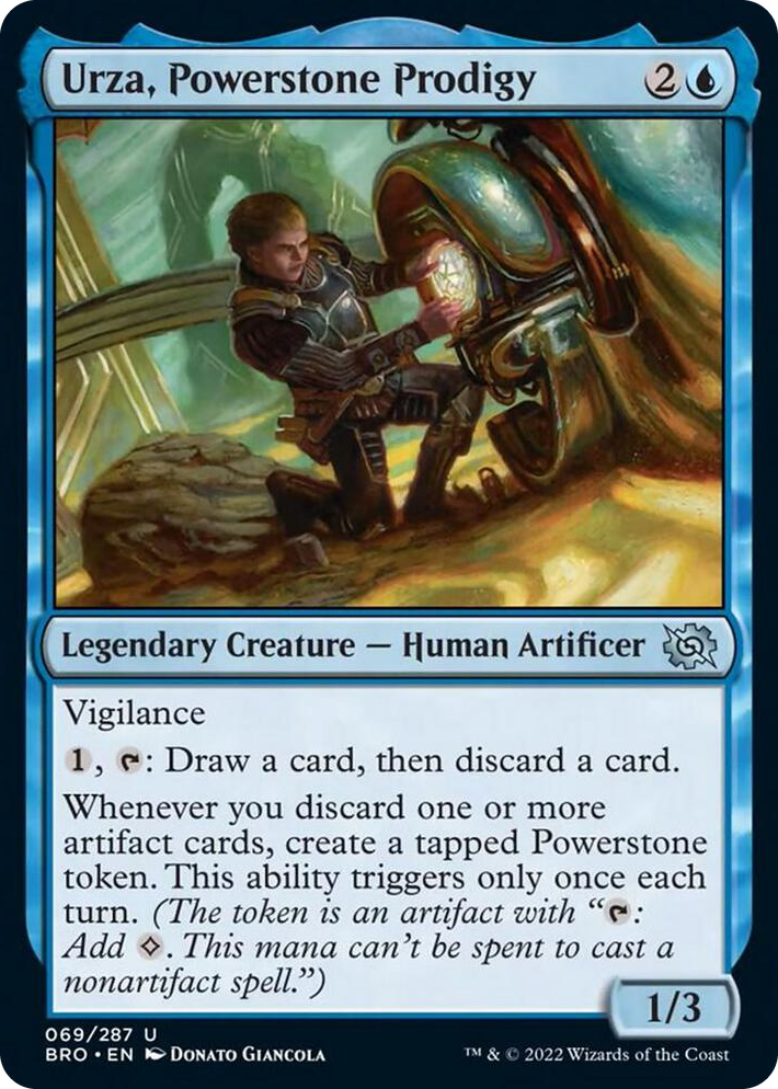 0069 Urza, Powerstone Prodigy U The Brothers' War