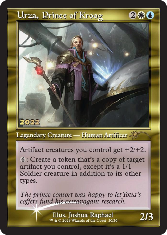 0030 Urza, Prince of Kroog R 30th Anniversary Promos