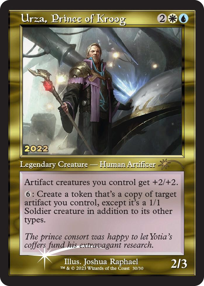 0030 Urza, Prince of Kroog R 30th Anniversary Promos