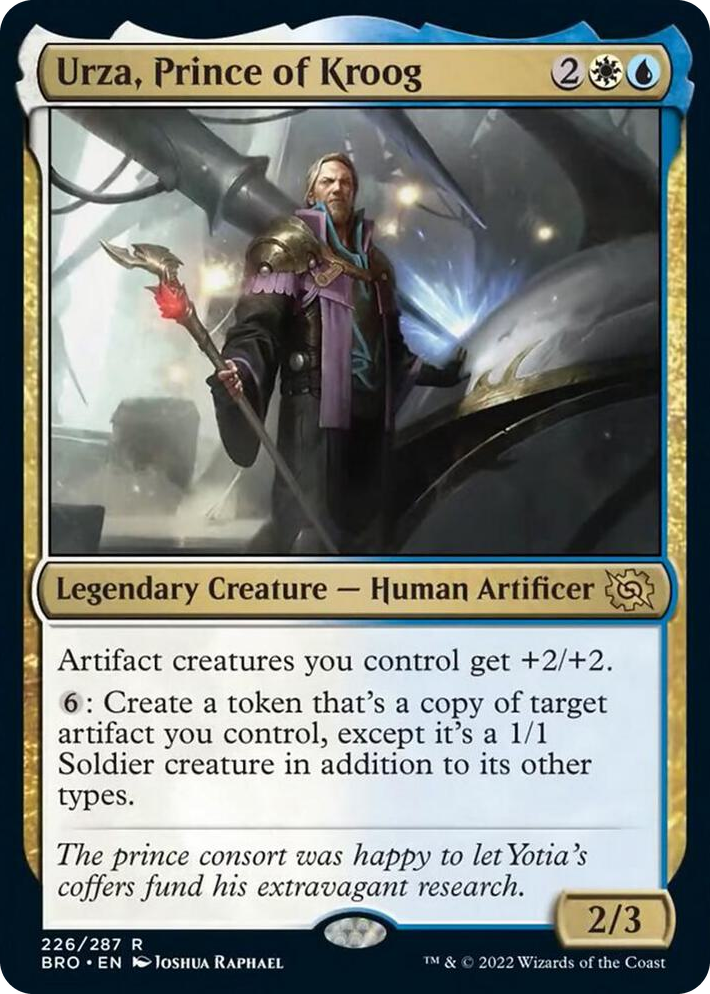 0226 Urza, Prince of Kroog R The Brothers' War