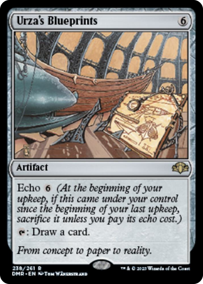 Urza's Blueprints #238 R - Dominaria Remastered Pokemon card