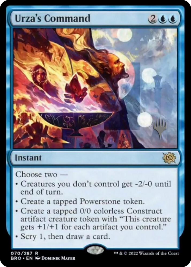 0070 Urza's Command R Promo Pack: The Brothers' War