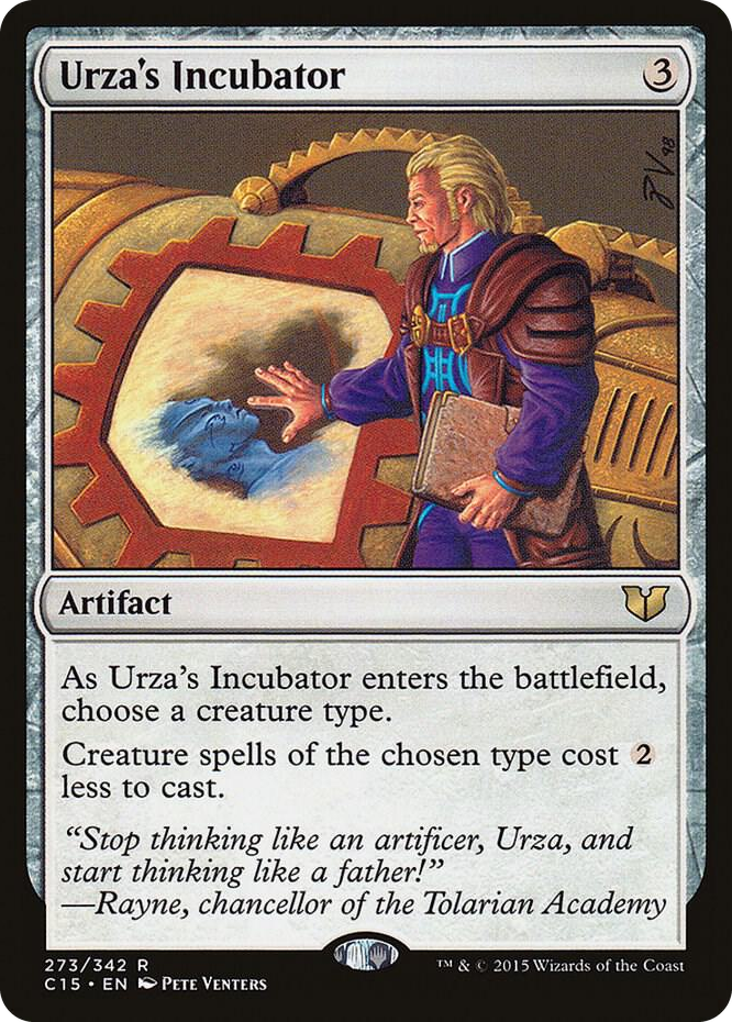 0273 Urza's Incubator R Commander 2015