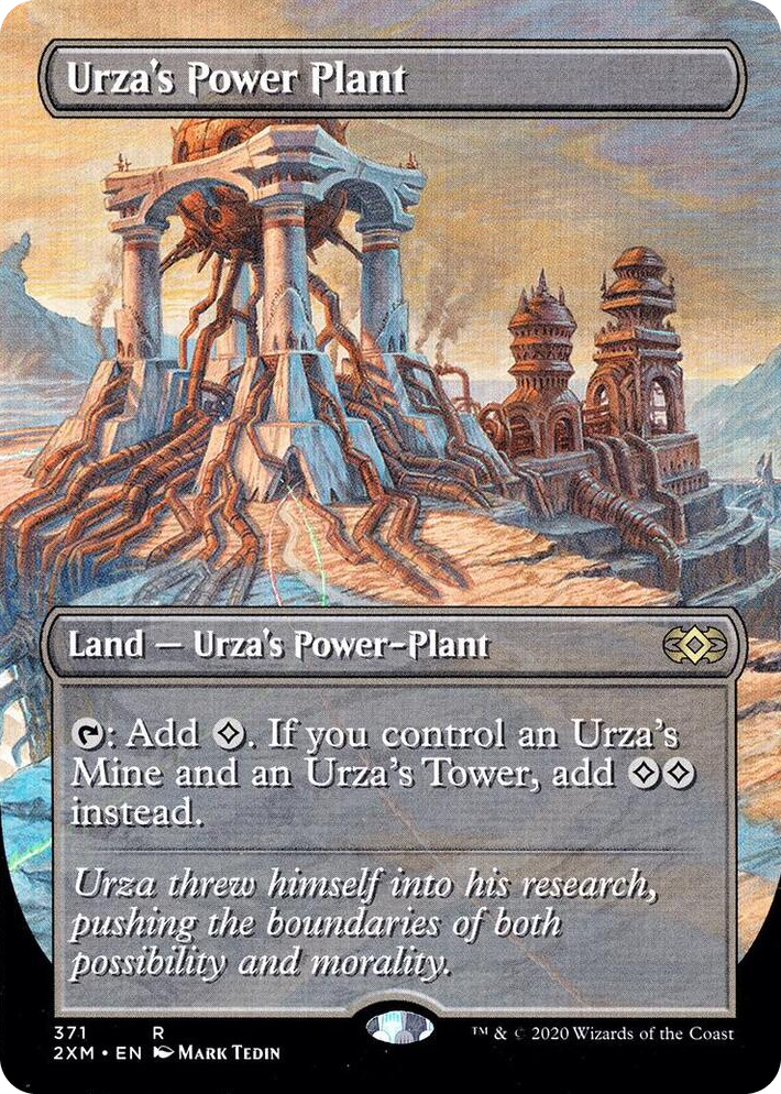 0371 Urza's Power Plant (Borderless) R Double Masters