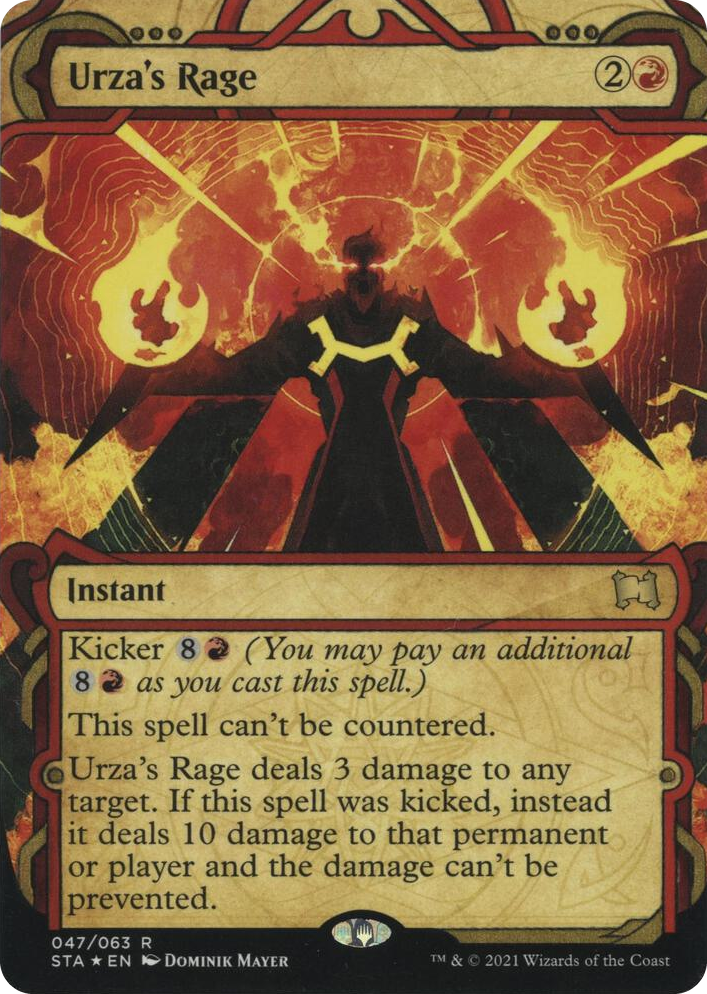 0047 Urza's Rage (Foil Etched) R Strixhaven: Mystical Archive