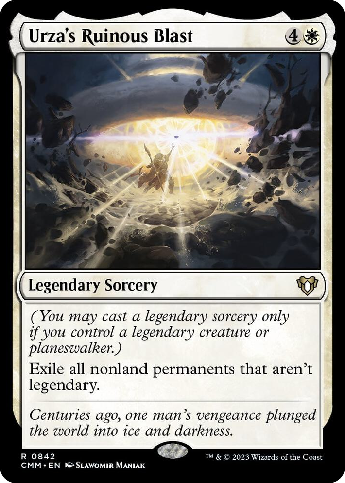 0842 Urza's Ruinous Blast R Commander Masters