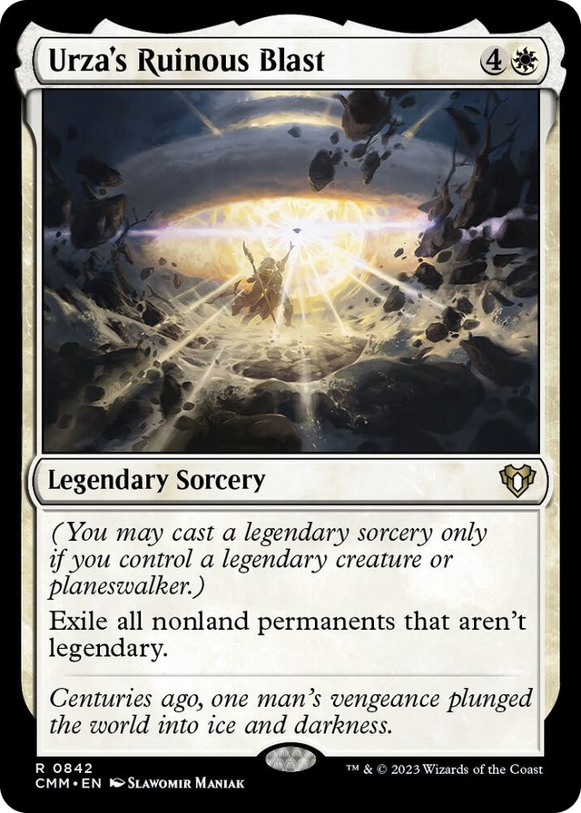 0842 Urza's Ruinous Blast R Commander Masters