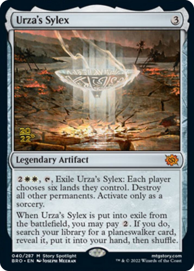 0040 Urza's Sylex M Prerelease Cards