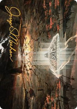 0007 Urza's Sylex Art Card (Gold-Stamped Signature) S Art Series: The Brothers' War