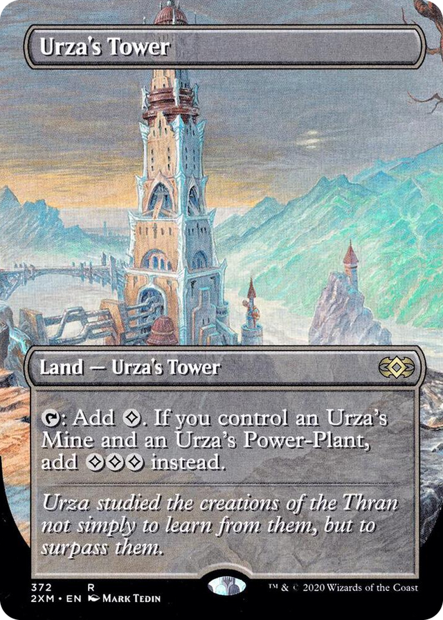0372 Urza's Tower (Borderless) R Double Masters